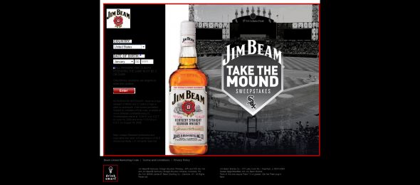 Jim Beam’s Take the Mound Sweepstakes Jim Beam’s Take the Mound Sweepstakes