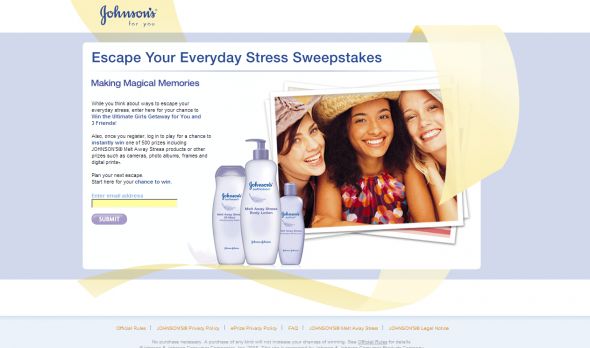 JOHNSON’S For You Escape Your Everyday Stress