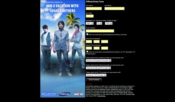 Watch to Win Sweepstakes