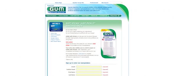 GUM Brands Soft-Picks $2000 Sweepstakes