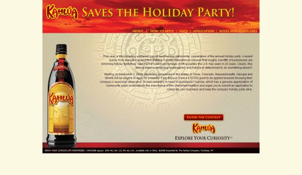 Kahlua Saves The Holiday Party