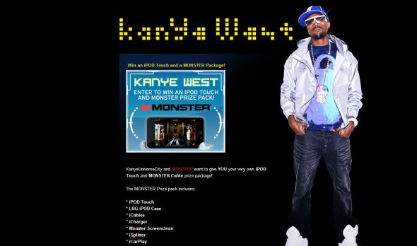 Kanye West Monster Package Sweepstakes