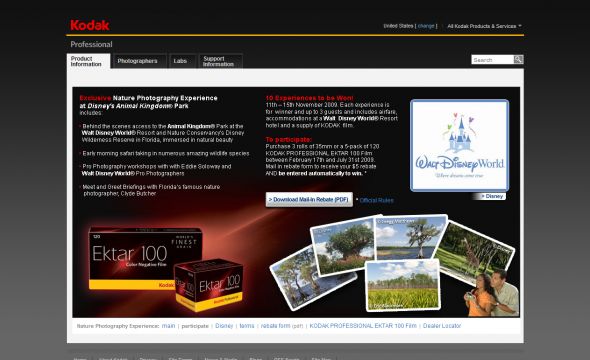 Kodak Ektar Nature Photography Experience Sweepstakes