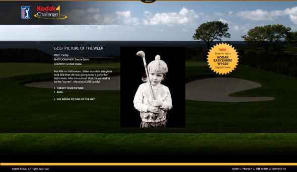 Eastman Kodak Company’s Golf Picture of the Week Drawing