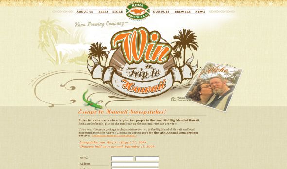 Escape to Hawaii Sweepstakes