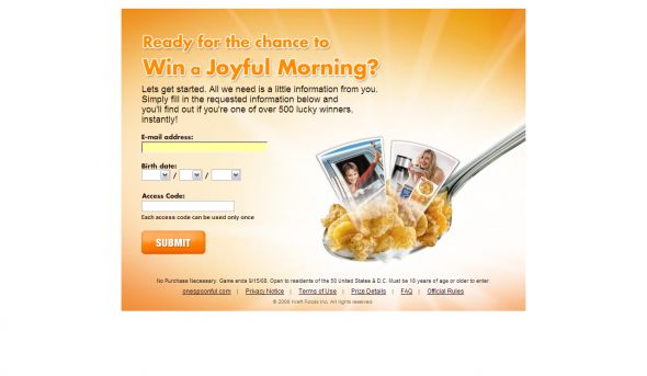 Kraft Honey Bunches of Oats Spoonstakes