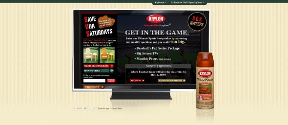 Krylon Products Group Save Our Saturdays Sweepstakes