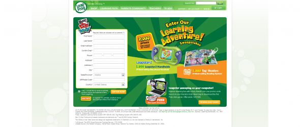 Learning Adventure Sweepstakes