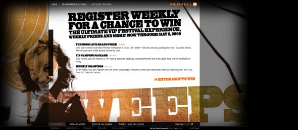 Merrell Road to Rothbury Sweepstakes