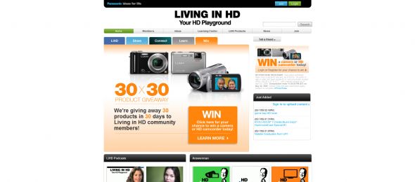 Living in HD 30 x 30 Sweepstakes