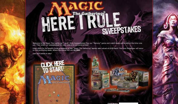 Magic the Gathering: Here I Rule Sweepstakes