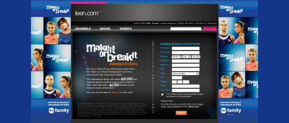 Will Your Team Make It or Break It Sweepstakes