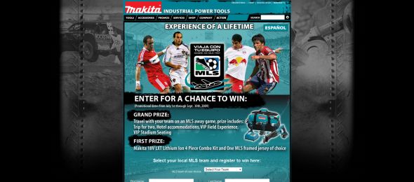 Makita Vamos al Fútbol Sweepstakes
