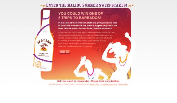 Malibu Summer Sweepstakes