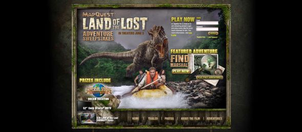 MapQuest Land of The Lost Adventure Sweepstakes