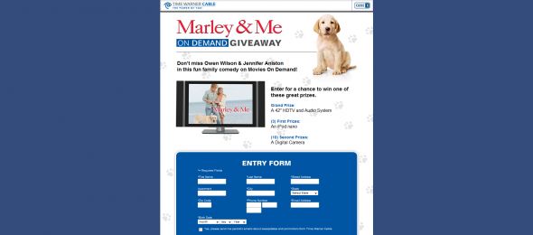 Marley & Me On Demand Giveaway