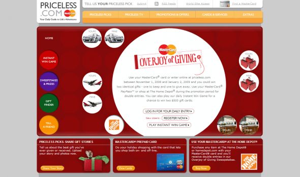 MasterCard overJoy of Giving