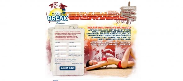 Norelco Spring Break Sweepstakes