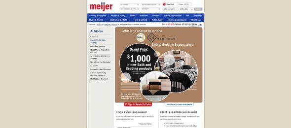 Dial New Heritage Bath and Bedding Sweepstakes