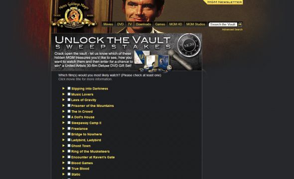 Unlock the Vault Sweepstakes