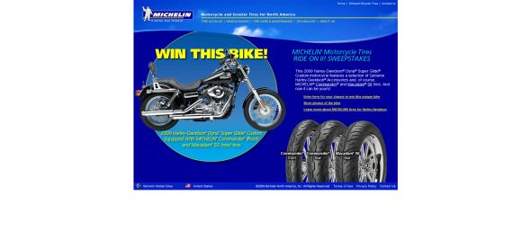 Michelin Motorcycle Tires Ride On Sweepstakes