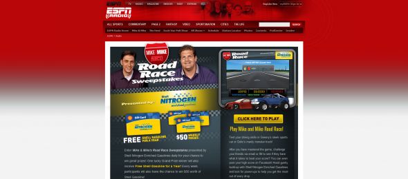 Mike & Mike’s Road Race Sweepstakes