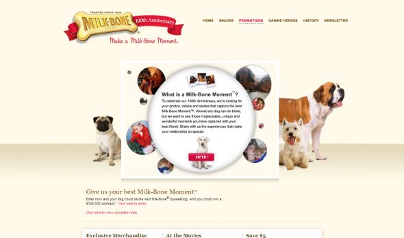 Milk-Bone 100th Anniversary Contest Milk-Bone 100th Anniversary Contest