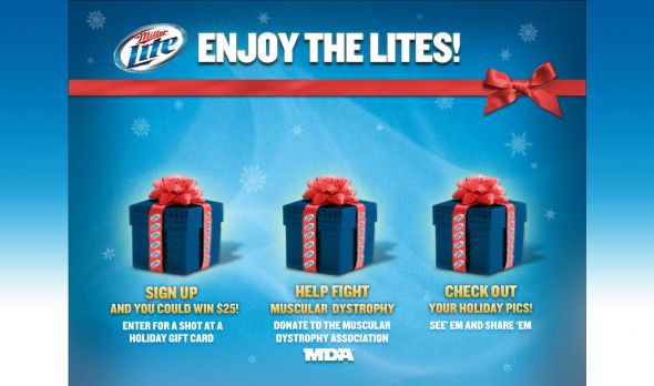 Miller Lite Enjoy the Lites Holiday Game