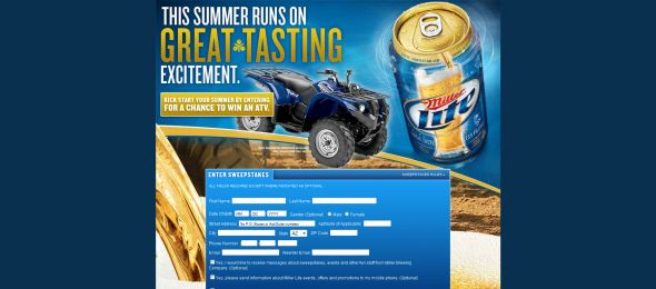 Miller Lite Kick Start Summer Sweepstakes Miller Lite Kick Start Summer Sweepstakes