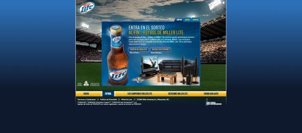 Miller Lite Al Fin… ¡Fútbol! Sweepstakes