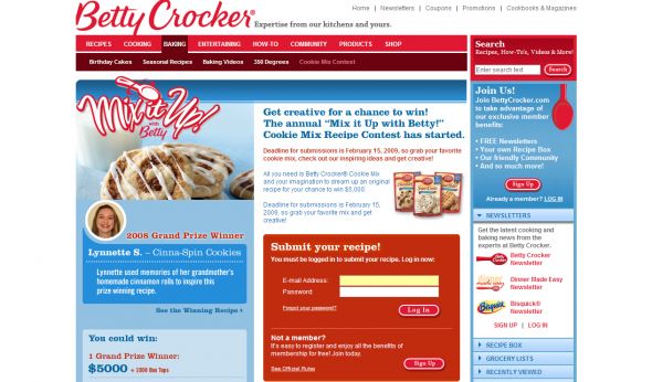 Mix It Up With Betty! Cookie Mix Recipe Contest Mix It Up With Betty! Cookie Mix Recipe Contest