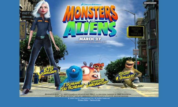 Monsters vs. Aliens Sweepstakes
