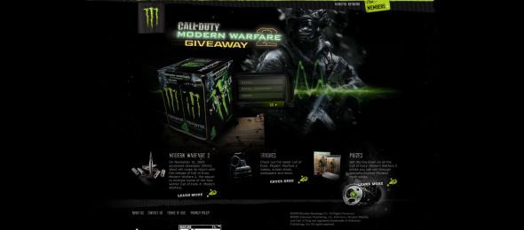 Monster Energy Modern Warfare 2 Giveaway