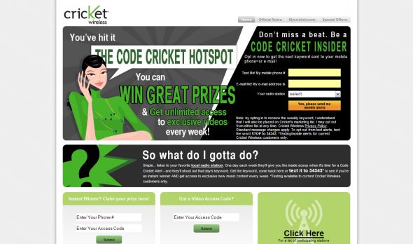 Code Cricket Sweepstakes