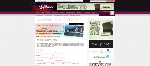 Salute Beauty Sweepstakes
