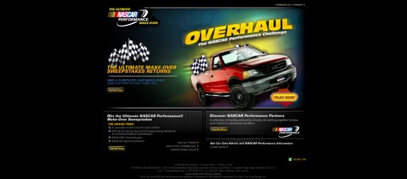 Ultimate NASCAR Performance Makeover Sweepstakes