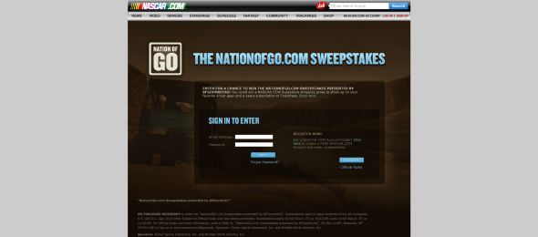 NationofGo.com Sweepstakes