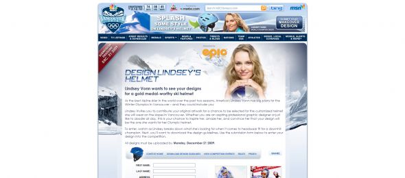 Design Lindsey Vonn’s Helmet Contest