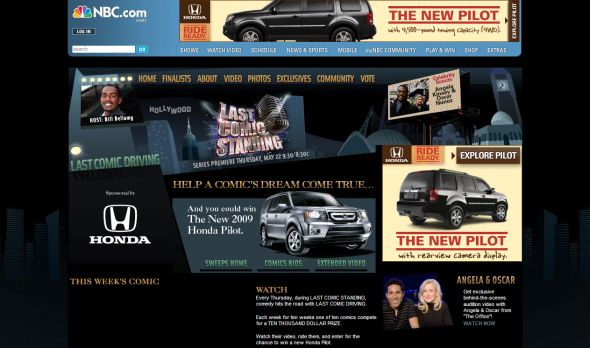 Honda – Last Comic Standing Sweepstakes
