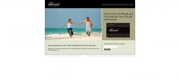 Fairmont Hotels Need the perfect gift? Give them the world
