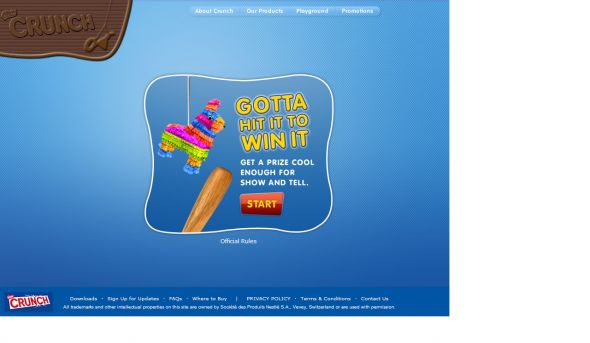Nestle Crunch Pinata Smash Hit it to Win It