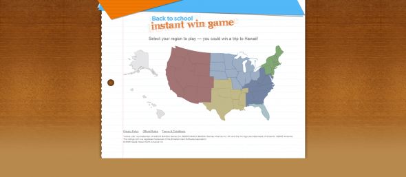 Nestlé Waters Back To School Instant-Win Game
