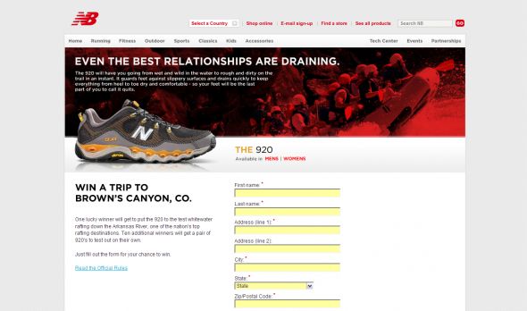 New Balance 920 Sweepstakes