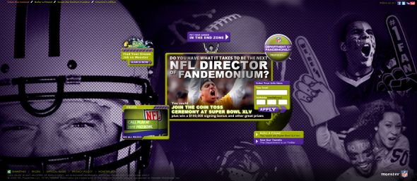 NFL Department of Fandemonium Promotion