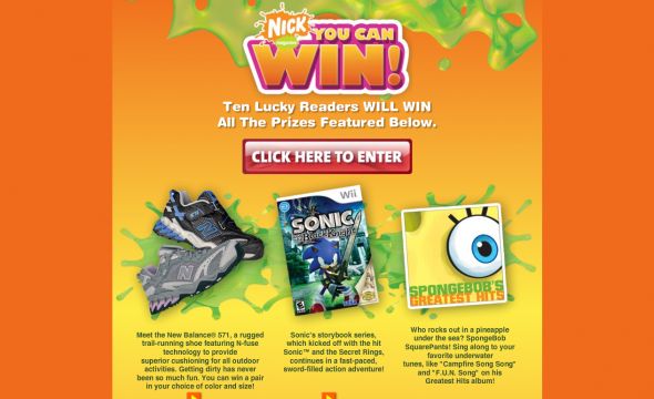 Nick Magazine You Can Win Sweepstakes
