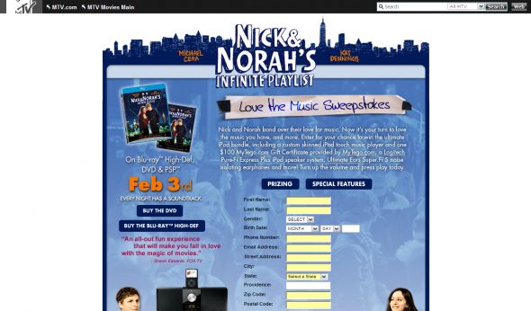 Love the Music Sweepstakes