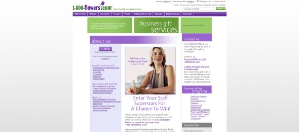 1-800-Flowers.com Administrative Professional’s Sweepstakes