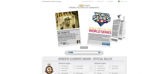 MLB Roberto Clemente Award Sweepstakes