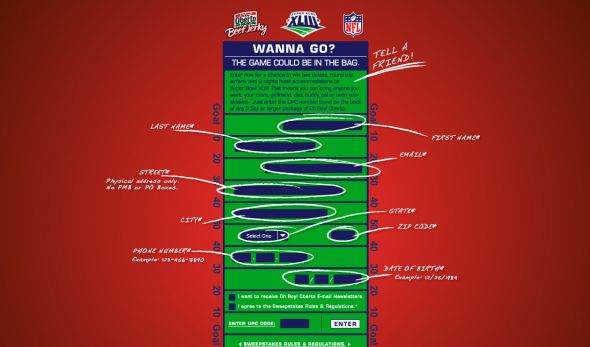 Oh Boy! Oberto Super Bowl Sweepstakes