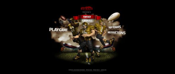 Outback Steakhouse Fantasy Foodball Game